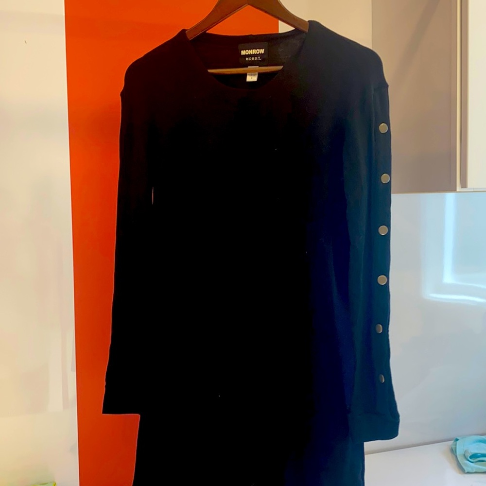 Maternity sweatshirt dress